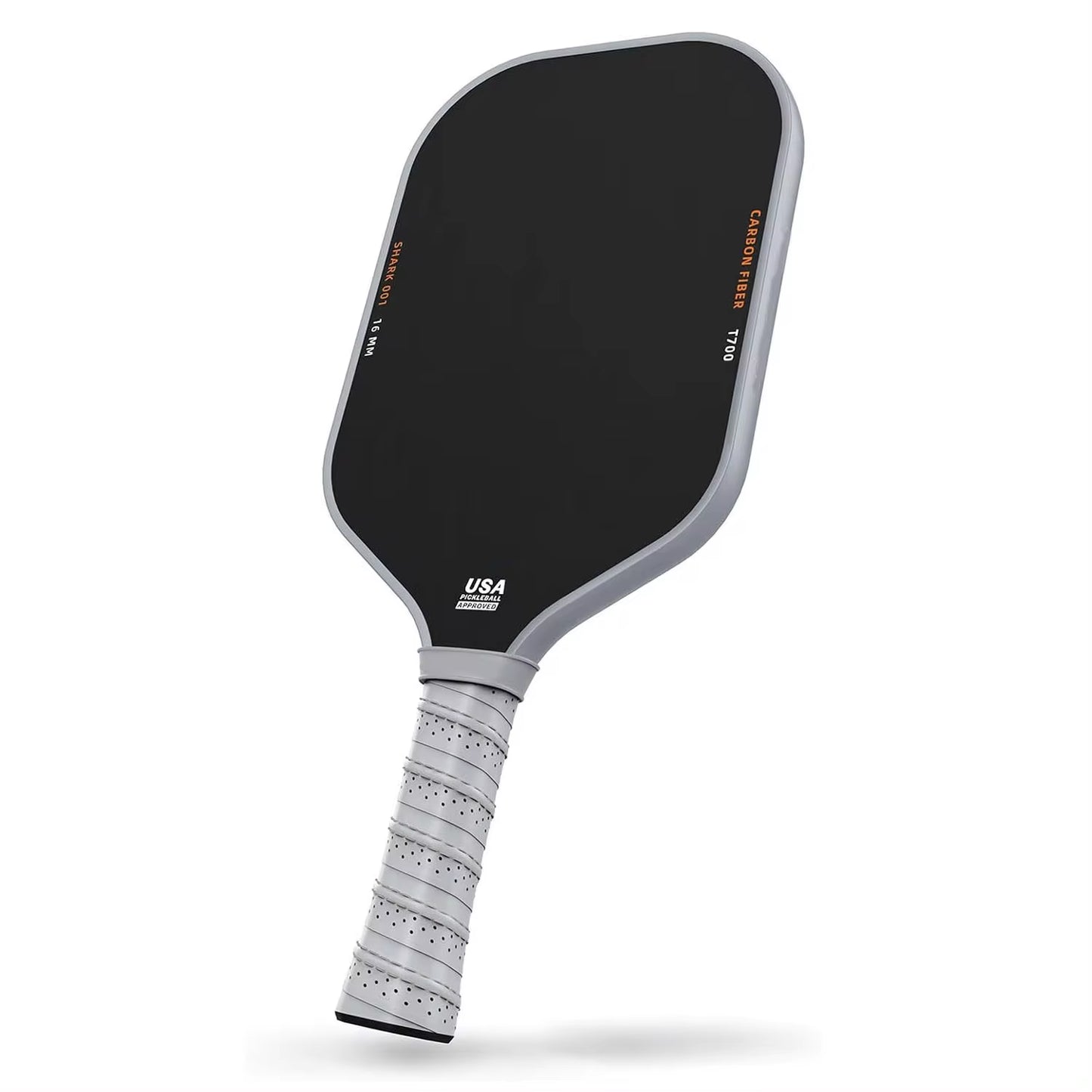 T700 Carbon Fiber Pickleball Paddle Surface 16MM PP Honeycomb Core High Performance Enhanced Power&Control Anti-Slip Hand Grip